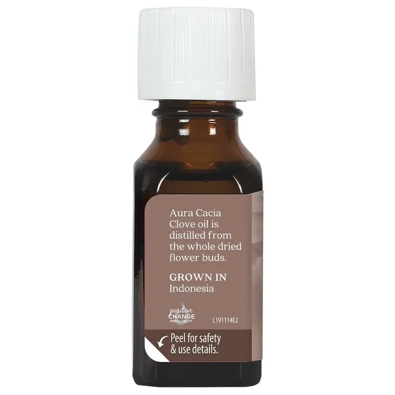 AURA CACIA Clove Bud Essential Oil .5 Fl. Oz.