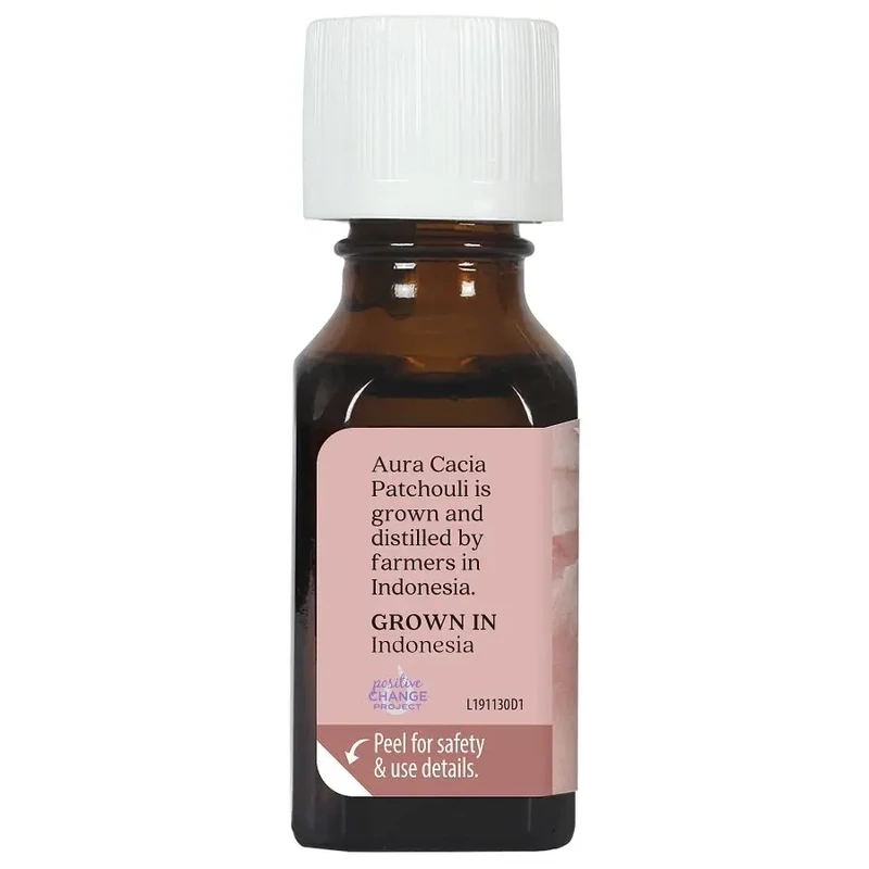 AURA CACIA Patchouli Essential Oil .5 Fl. Oz.