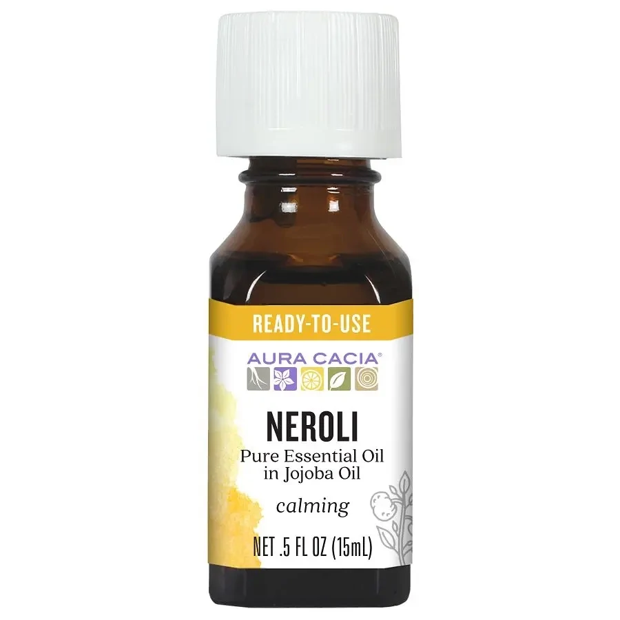 AURA CACIA Pure Essential Oils Neroli In Jojoba Oil