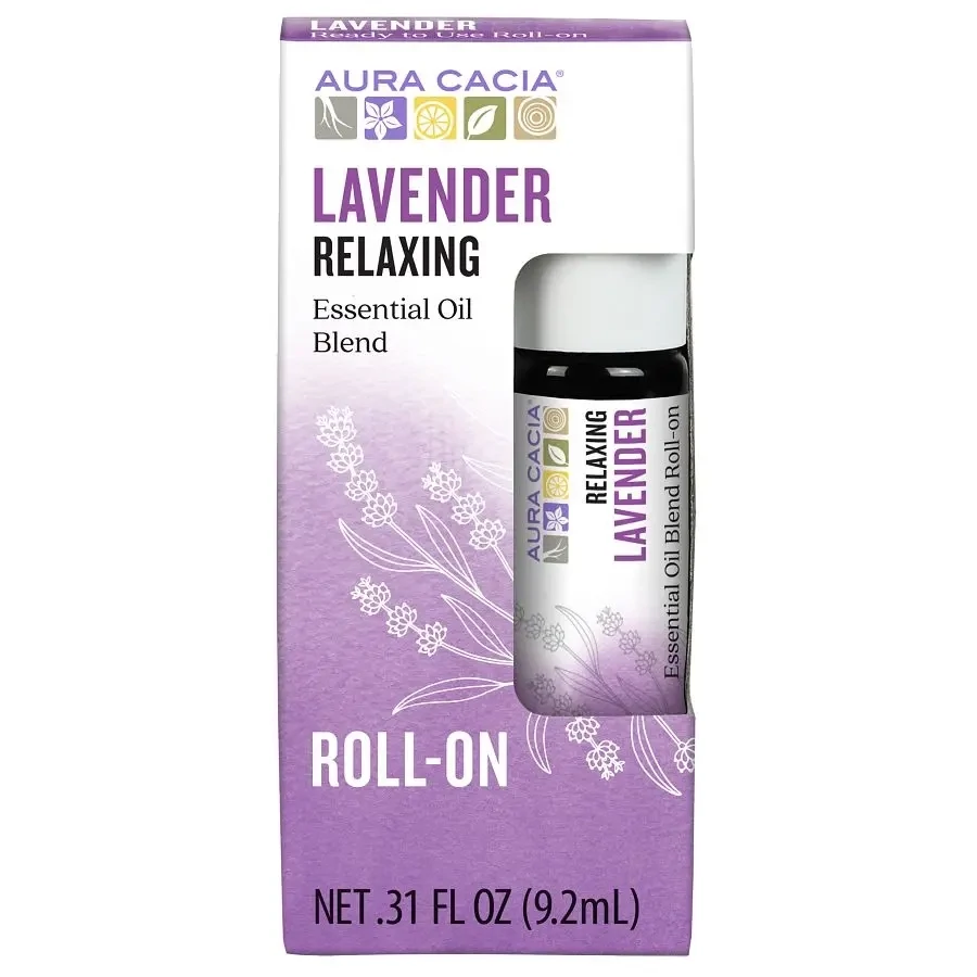 Aura Cacia Soothing Lavender Aromatherpy Roll-On 0.31 oz