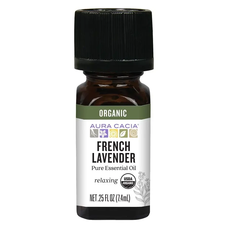 Aura Cacia Organic French Lavendar Essential Oil .25fl oz