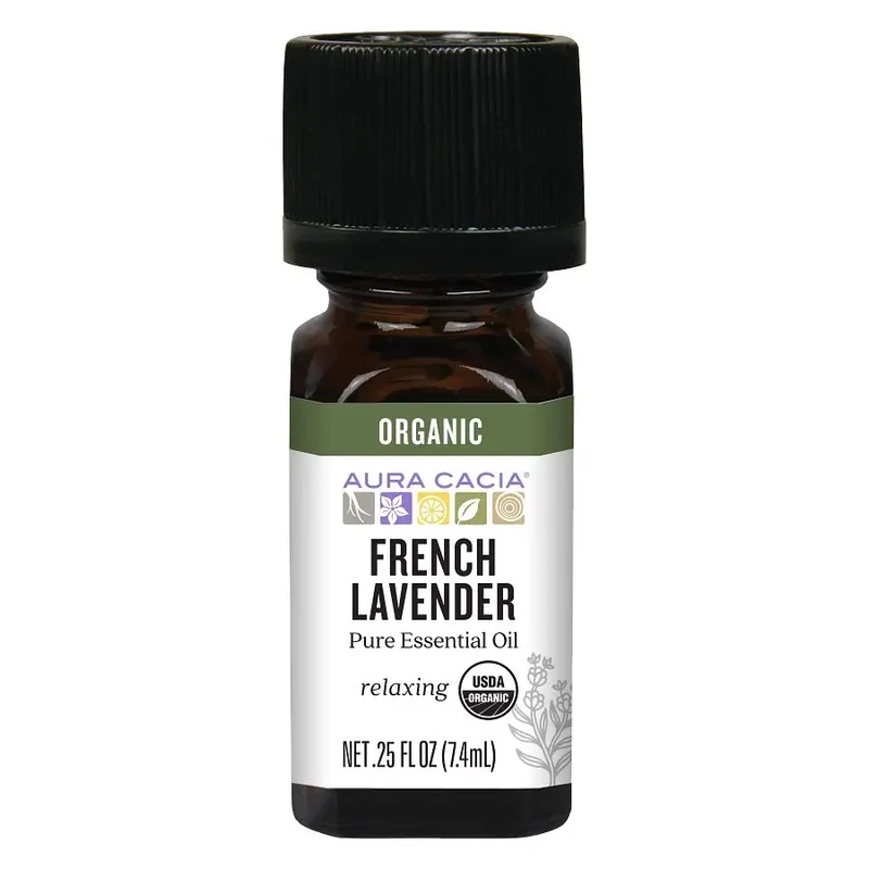Aura Cacia Organic French Lavendar Essential Oil .25fl oz