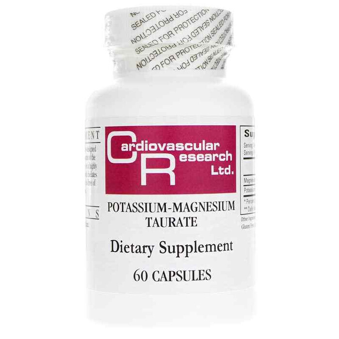 CARDIOVASCULAR RESEARCH Potassium-Magnesium Taurate  60 Caps.