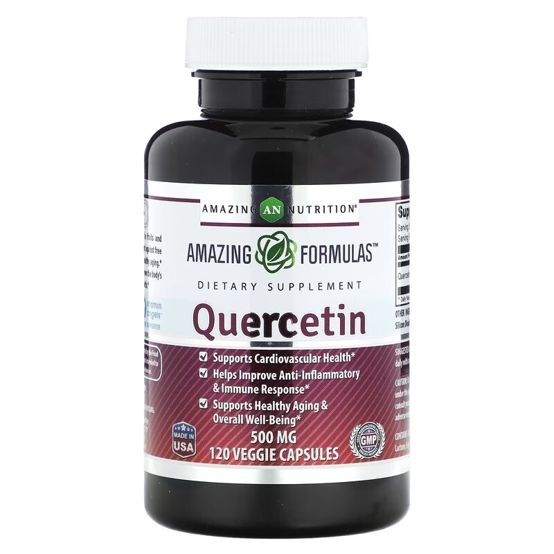 AMAZING NUTRITION Quercetin 500 mg. 120 Veg. Caps.