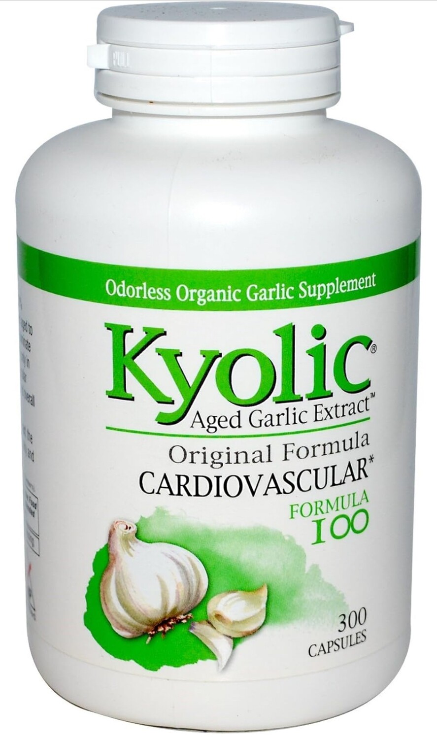 KYOLIC Garlic Cardiovascular Formula 100--300 Caps.