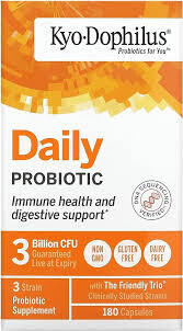 KYOLIC KyoDophilus Daily Probiotic 180 Caps.