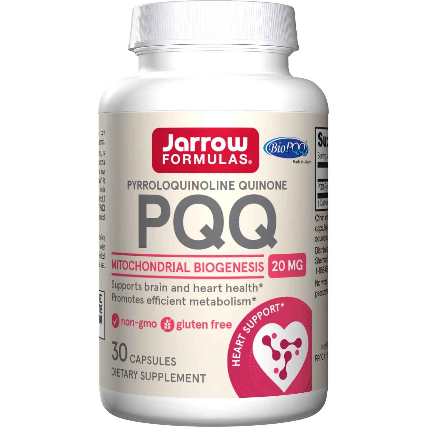 JARROW PQQ 20mg. 30 Caps.