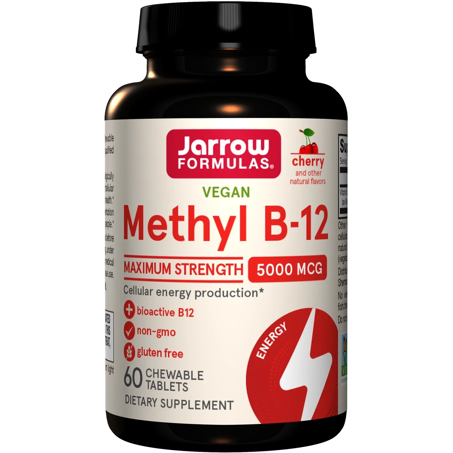 JARROW Methyl B-12 5,000 mcg. 60 Cherry Flav. Loz.