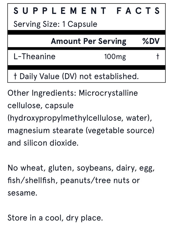 JARROW Theanine 100 mg. 60 Veg. Caps.