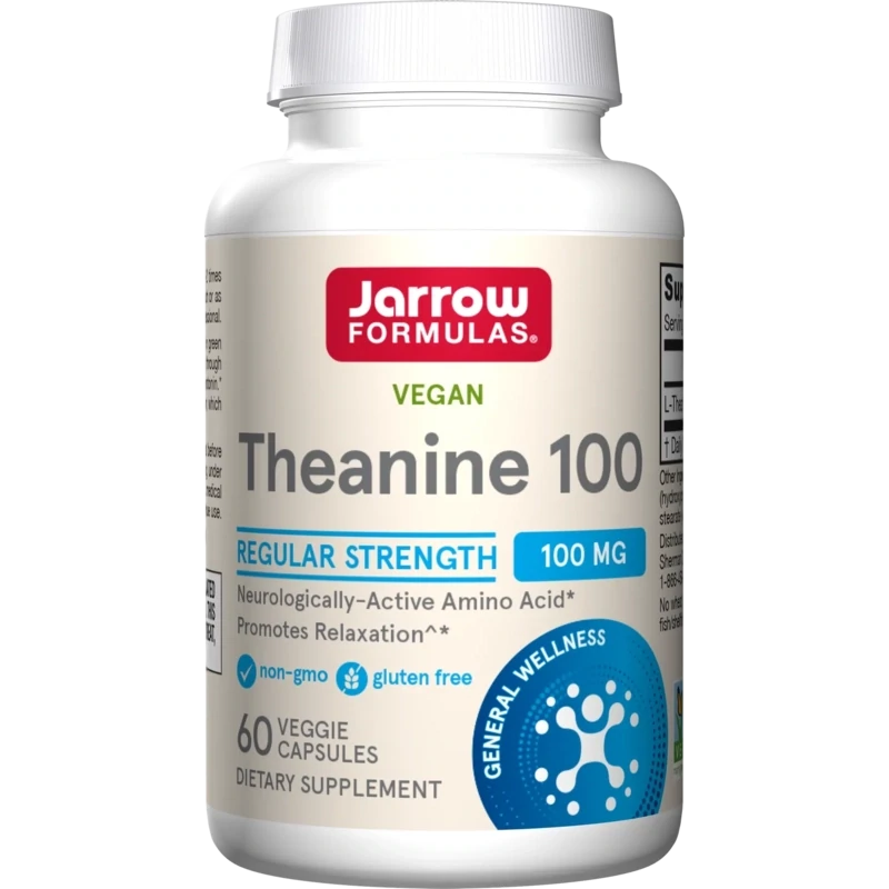 JARROW Theanine 100 mg. 60 Veg. Caps.