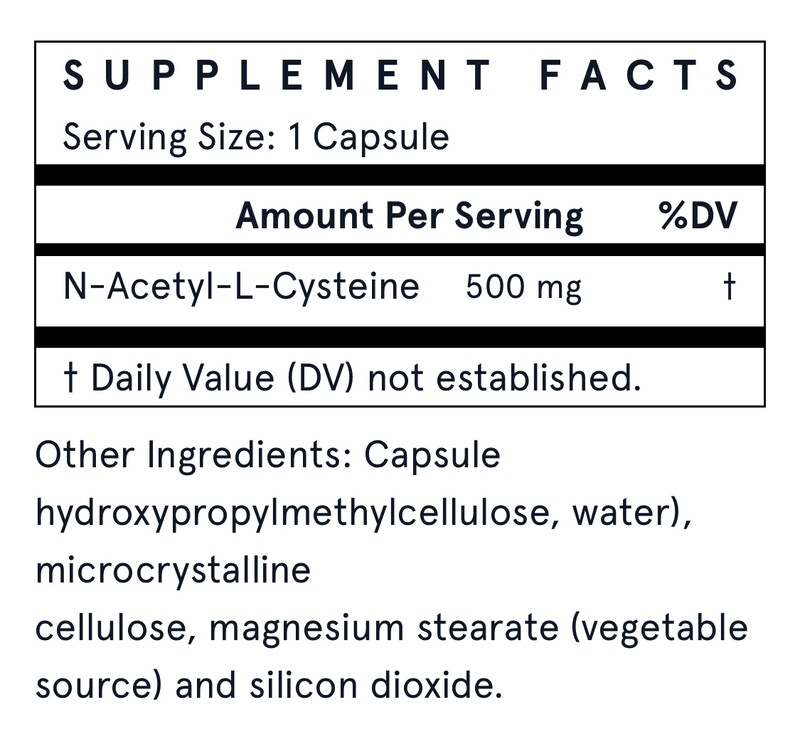Jarrow Formulas NAC 500mg 60 veg caps