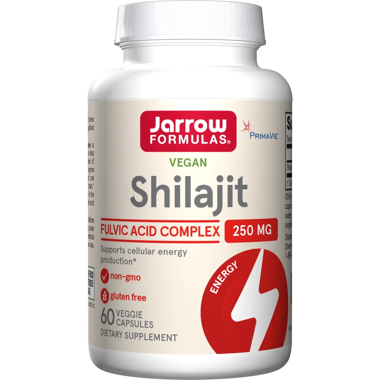 JARROW Shilajit Fulvic Acid Complex 250 mg 60 Veg. Caps.