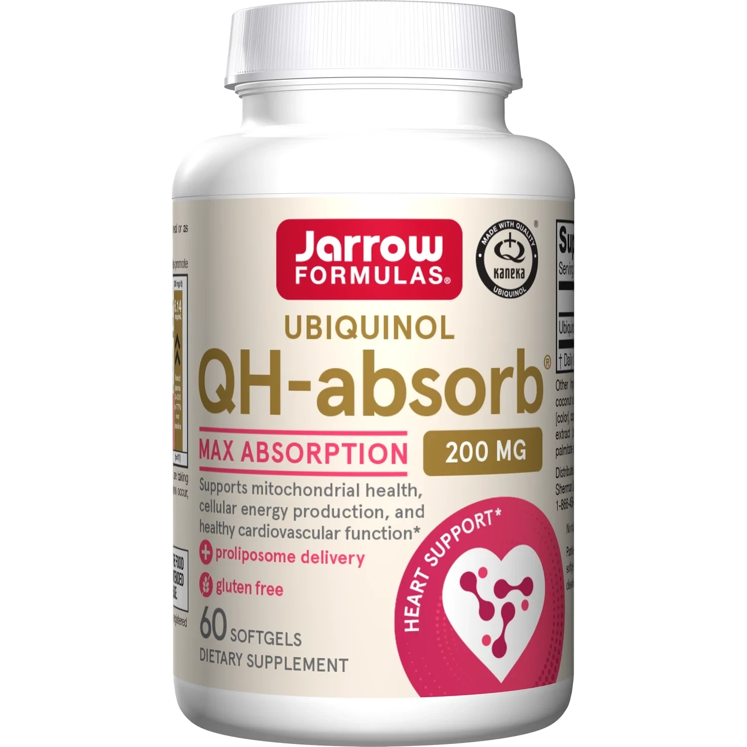 JARROW Ubiquinol QH-Absorb 200 mg. 60 S.G.