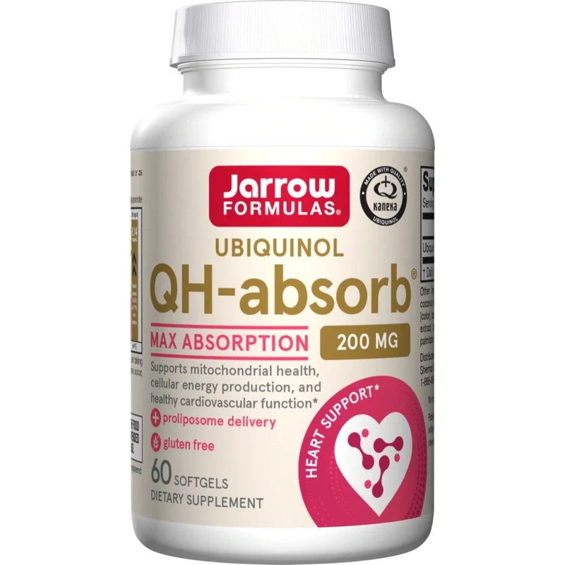 JARROW Ubiquinol QH-Absorb 200 mg. 60 S.G.
