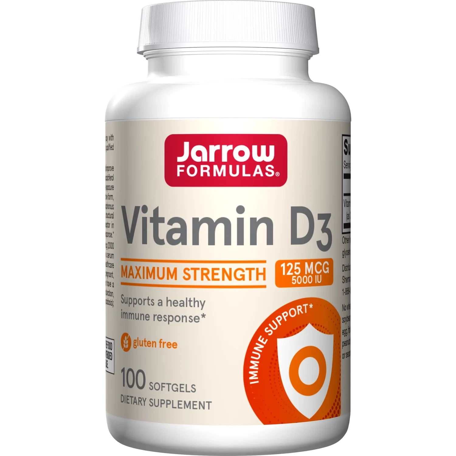 JARROW Vit. D3 5000 I.U. 100 S.G.