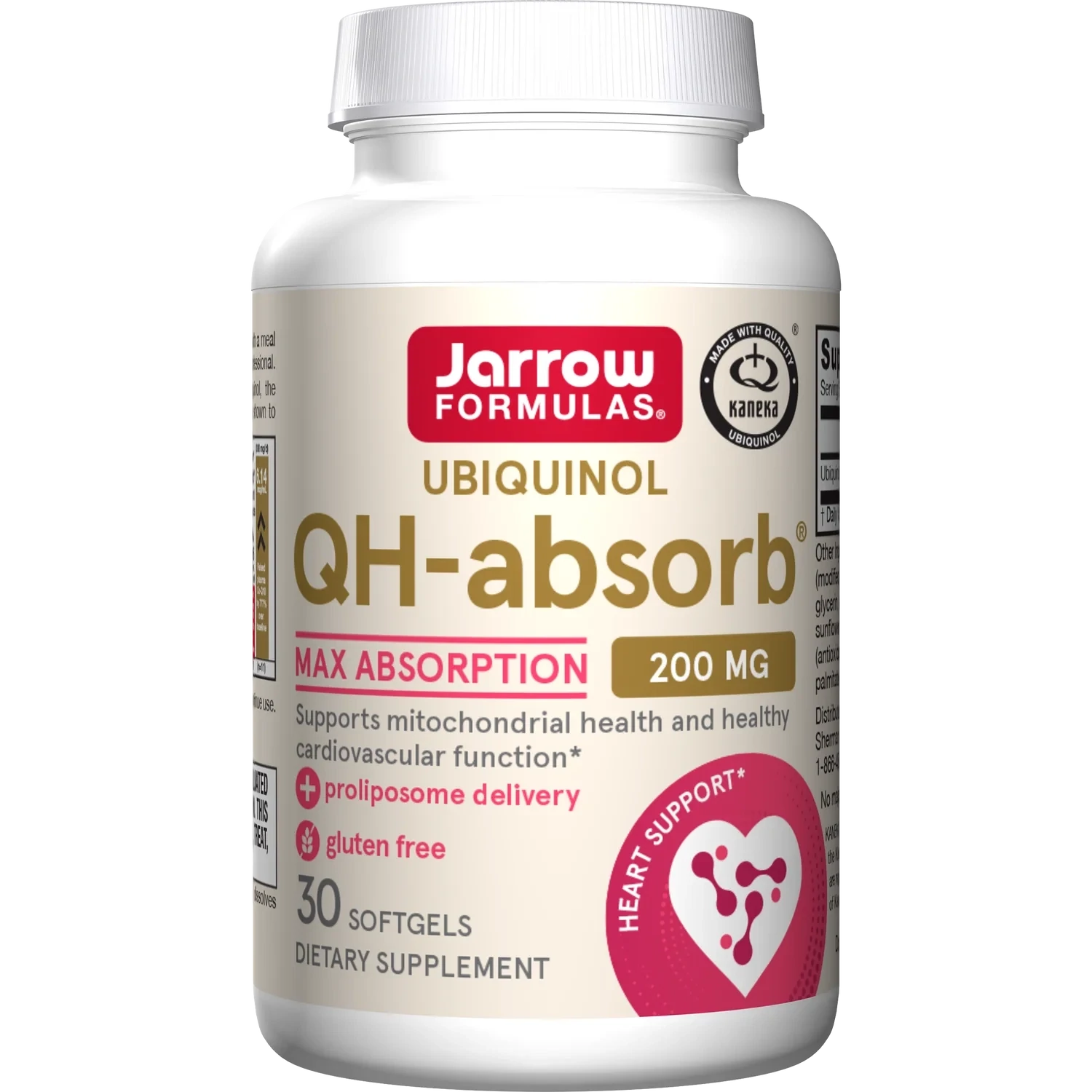 JARROW Ubiquinol QH-Absorb 200 mg. 30 S.G.