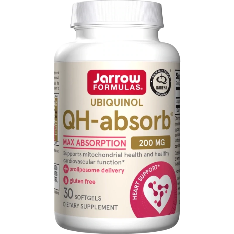 JARROW Ubiquinol QH-Absorb 200 mg. 30 S.G.