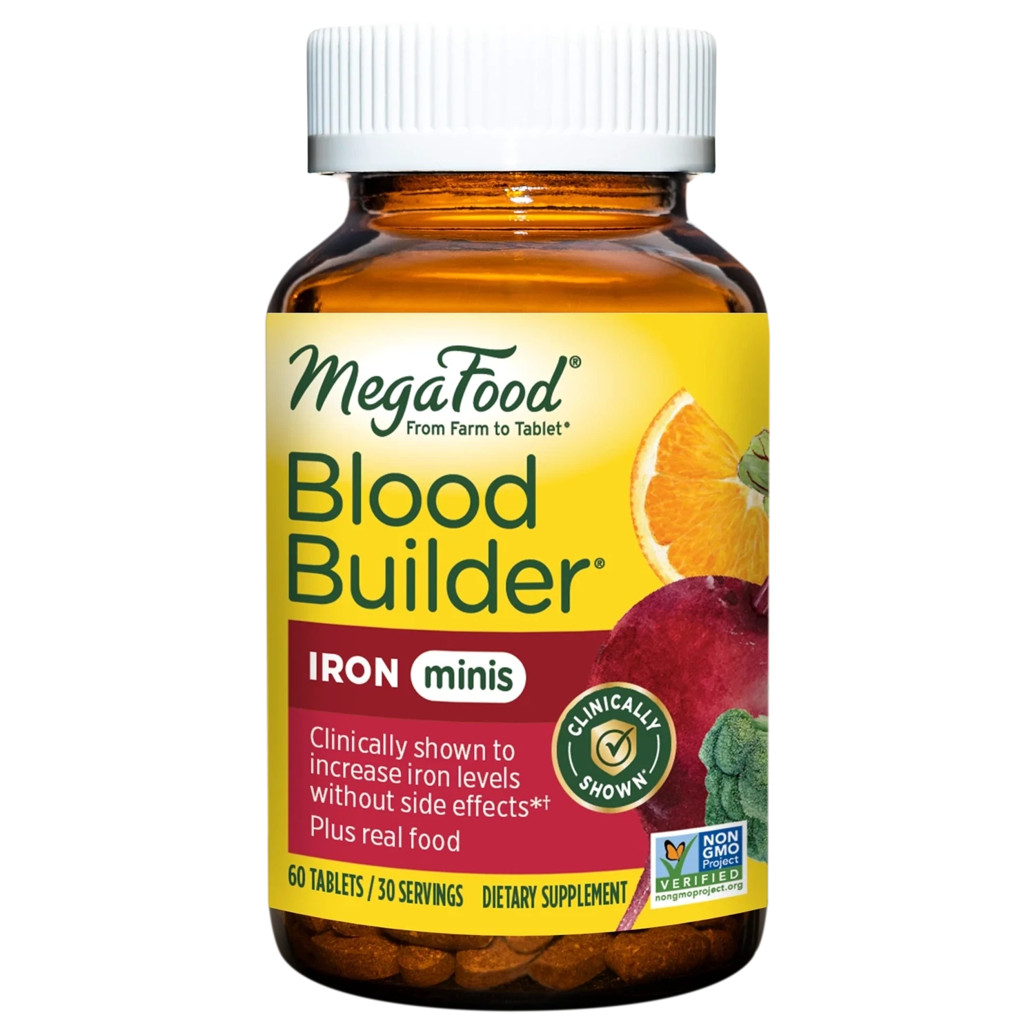 MEGAFOOD Blood Builder Minis 60 Tabs.