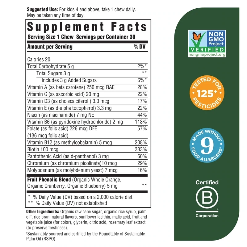MEGAFOOD Kids Multivit. Grape 30 Soft Chews