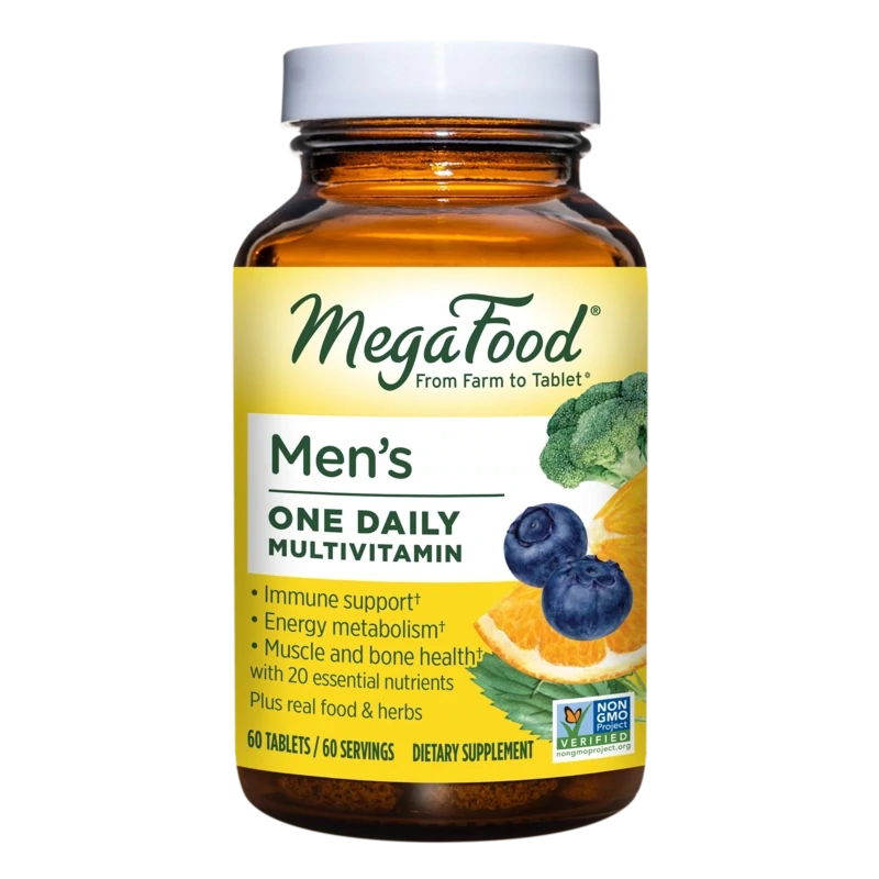 MegaFood Men&#39;s One Daily Multivitamin 60 Tabs