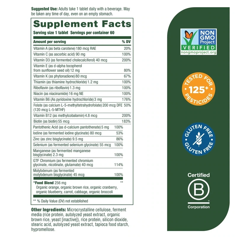 MegaFood Women Over 55 One Daily Multi 60 Tabs