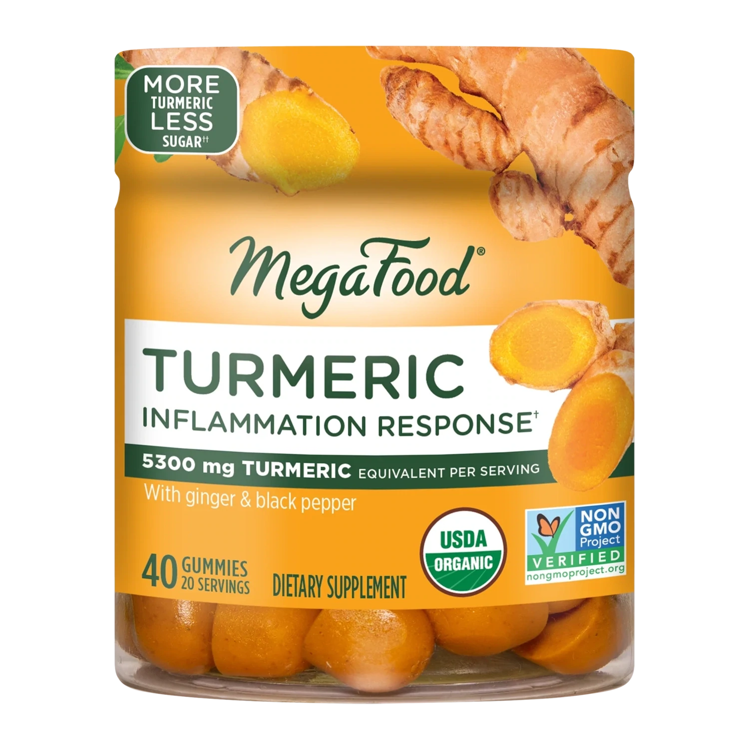MEGAFOOD Tumeric Gummies 40ct