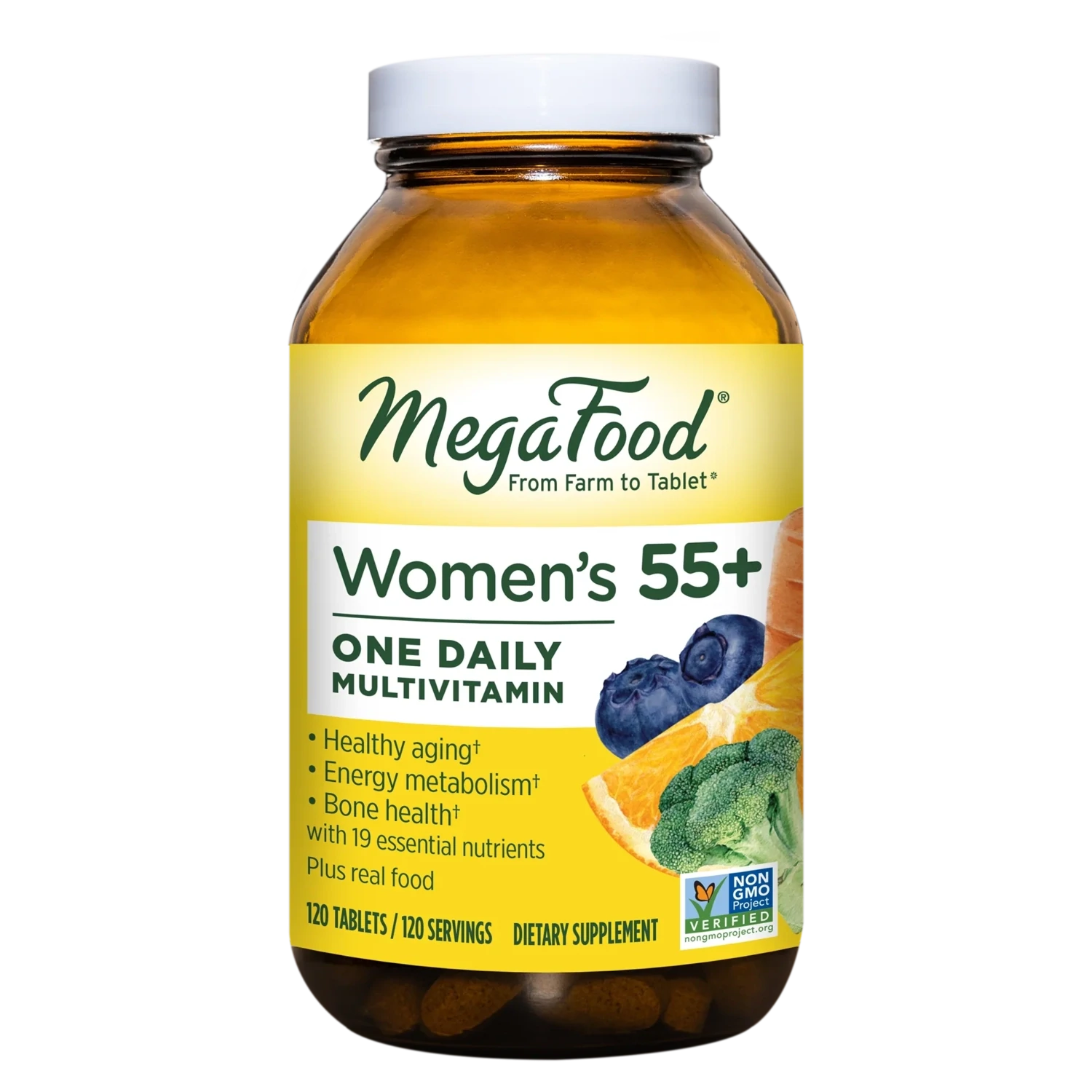 MegaFood Multi For Women 55+ 120 Tabs