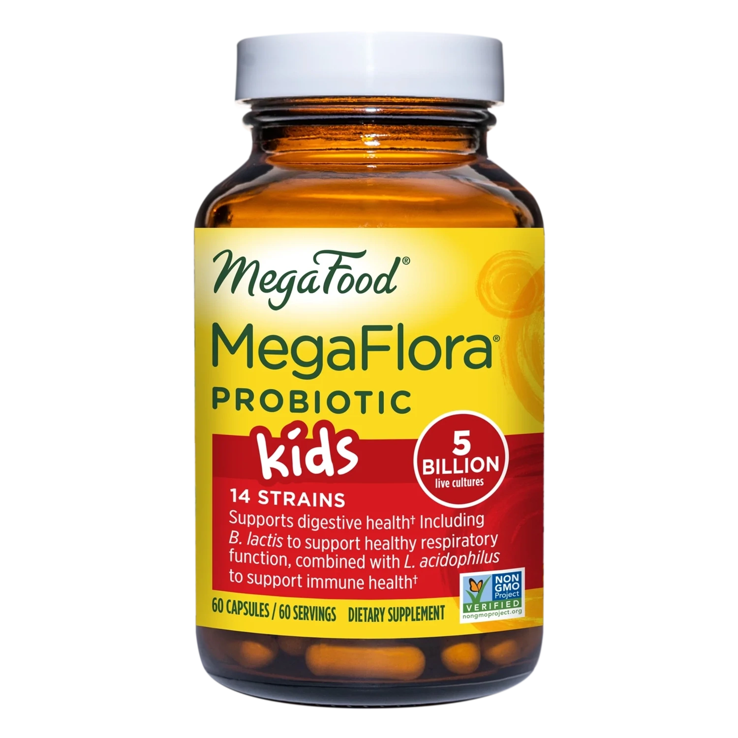 MEGAFOOD Kids N&#39; Us MegaFlora  60 Caps.