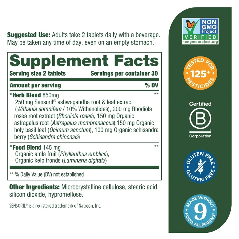 MEGAFOOD Stress Protect 60 Tabs.