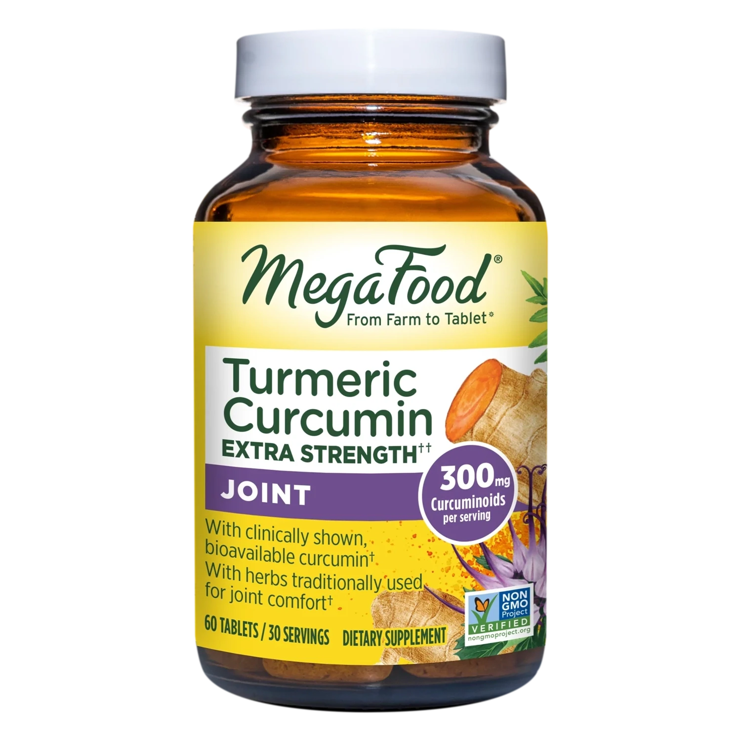 MegaFood Turmeric Strength For Joint 60 Tabs