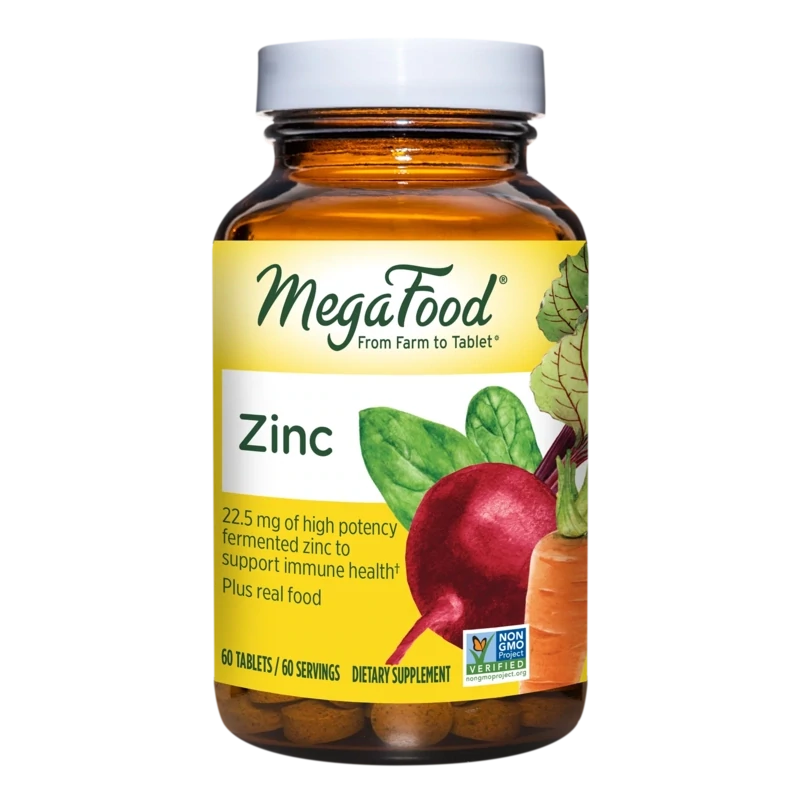 MegaFood Zinc  60 Tablets