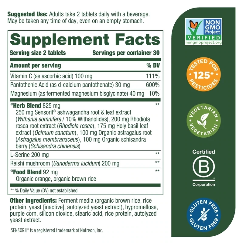 MegaFood Adrenal Strength 60 Tabs