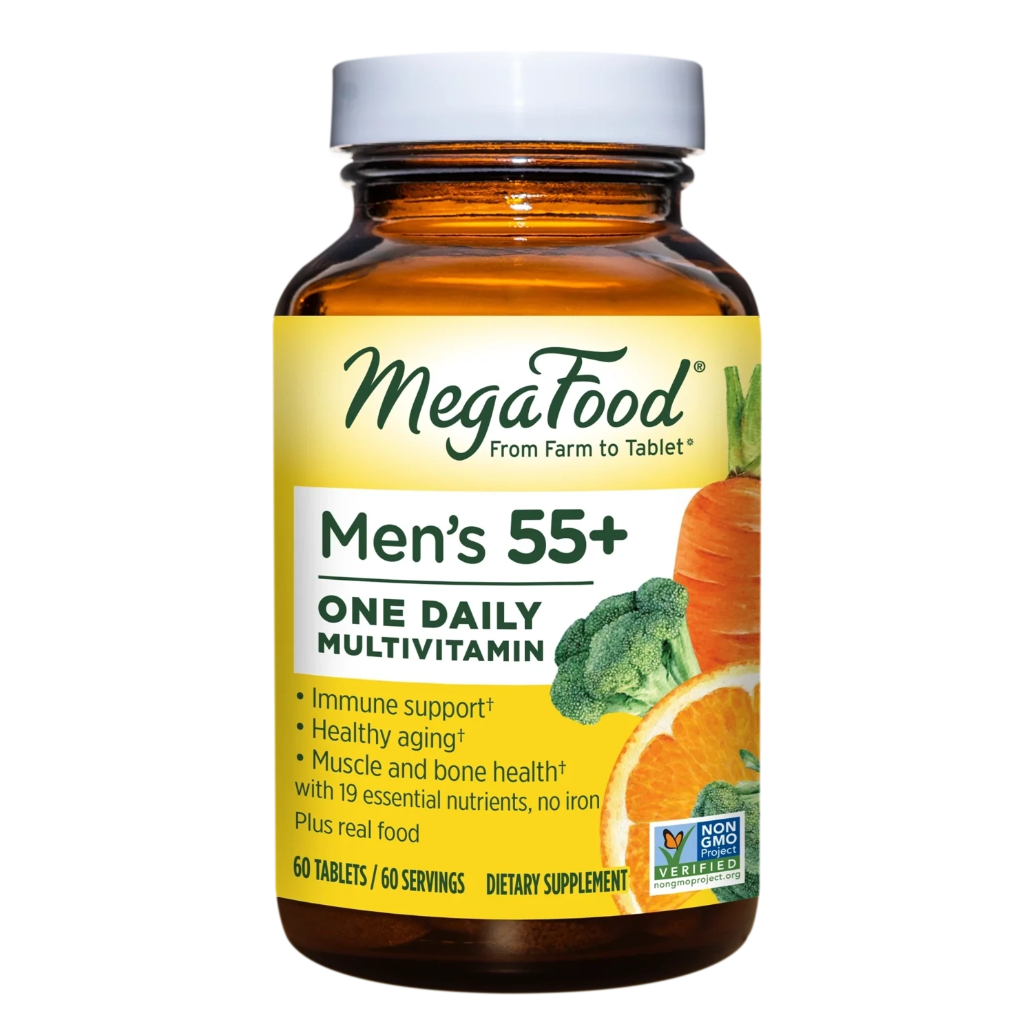 MegaFood Men Over 55 One Daily Multi 60 Tabs