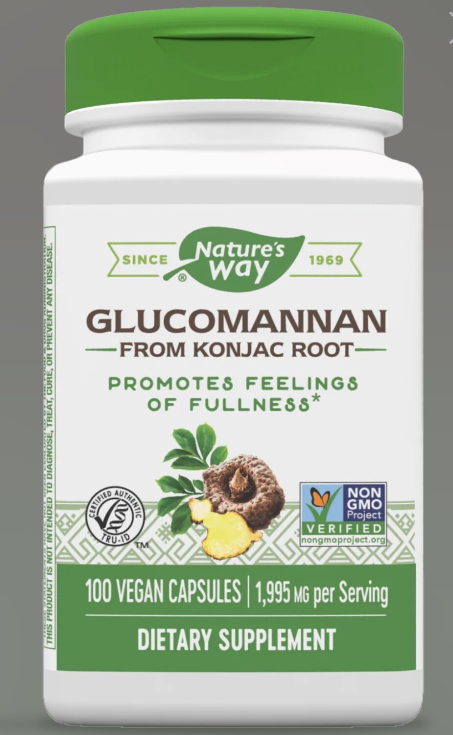 Nature&#39;s Way Glucomannan root 100 veg caps