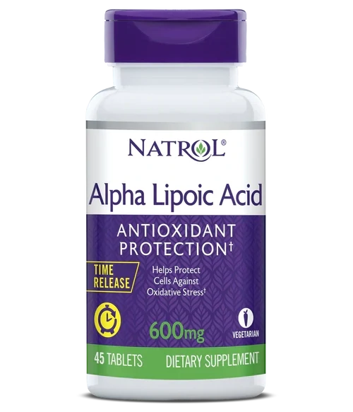 NATROL Timed Release Alpha Lipoic Acid 600 mg. 45 Tabs.