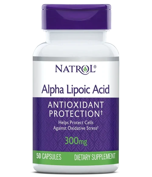 NATROL Alpha Lipoic Acid 300 mg. 50 Caps.