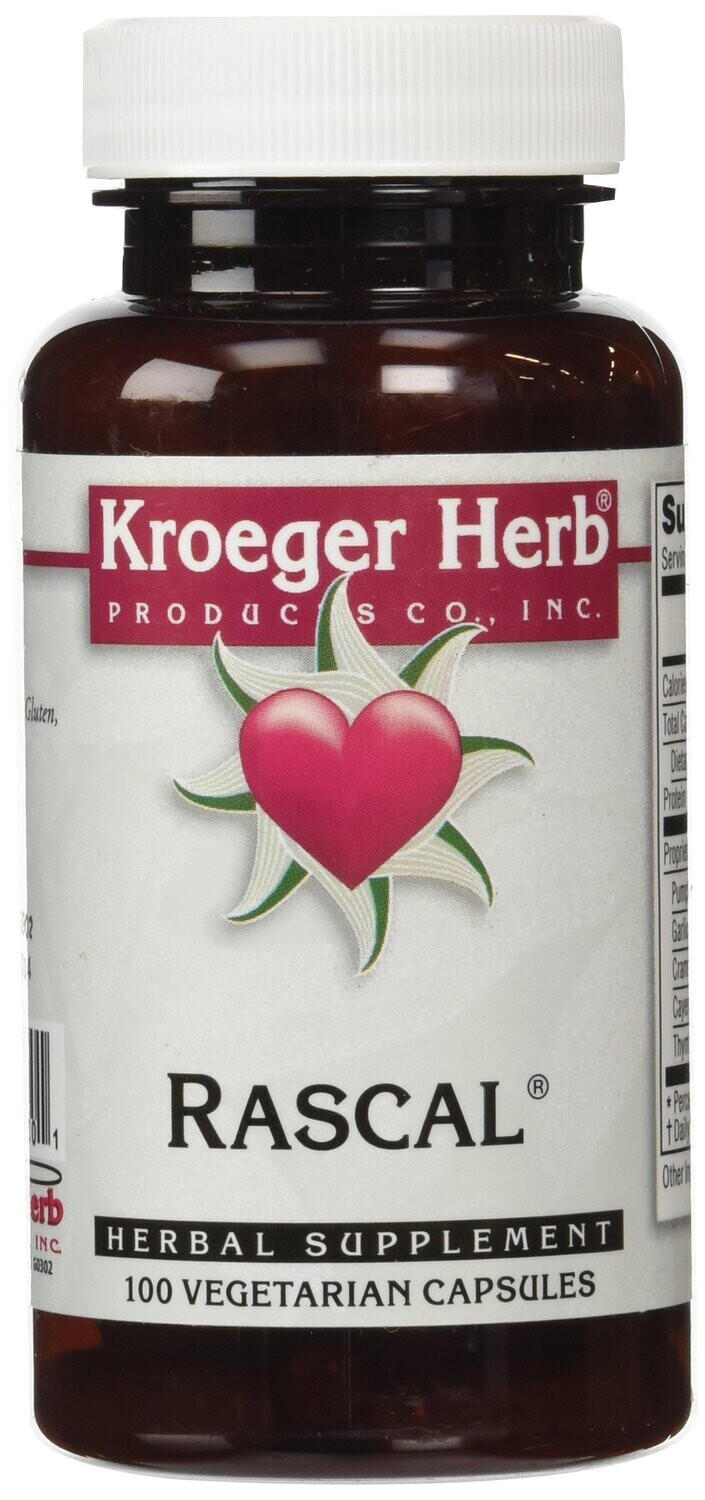 KROEGER HERB Rascal 100 Veg. Caps.