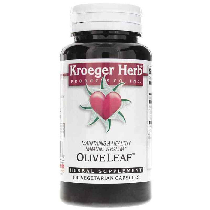 Kroeger Herb Olive Leaf - 100 vegetarian capsules