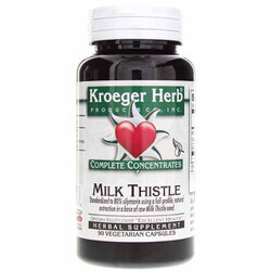 Kroeger Herbs Milk Thistle - 90 vegetarian capsules
