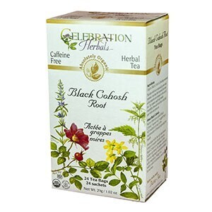 CELEBRATION Black Cohosh Root 24 Tea Bags