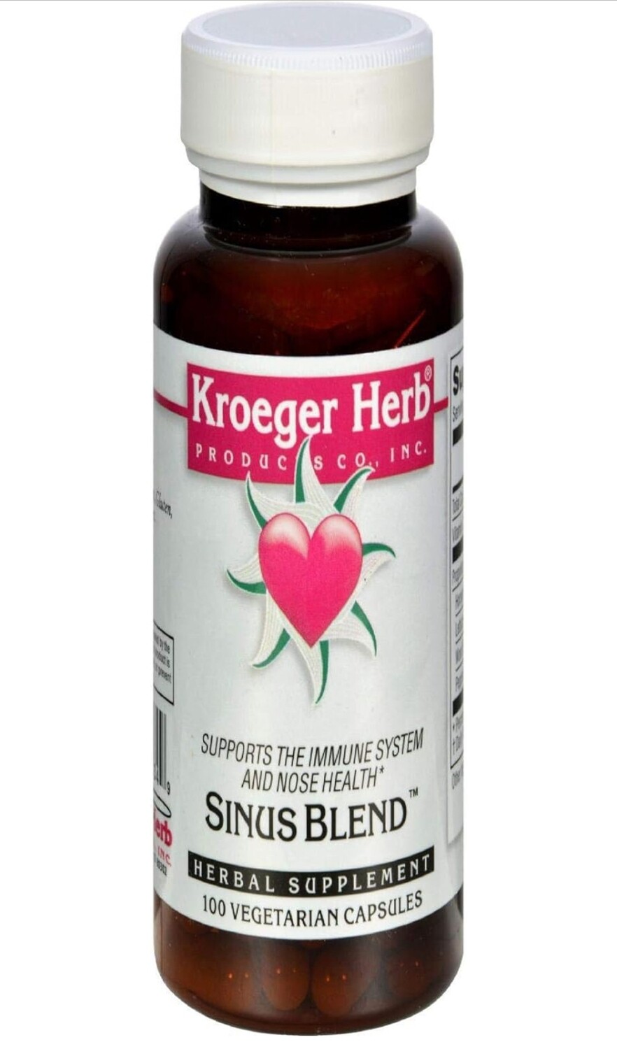 Kroeger Herb Sinus Blend - 100 vegetarian capsules