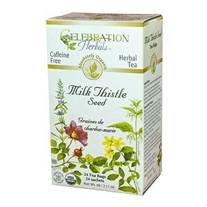 CELEBRATION Milk Thistle Seed 24 Tea Bags