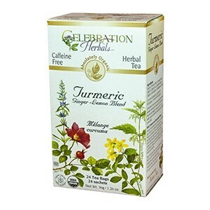 CELEBRATION Turmeric Ginger - Lemon Blend 24 Tea Bags