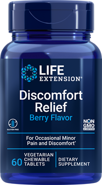 LIFE EXTENSION  PEA Discomfort Relief 60 Chew. Tabs.