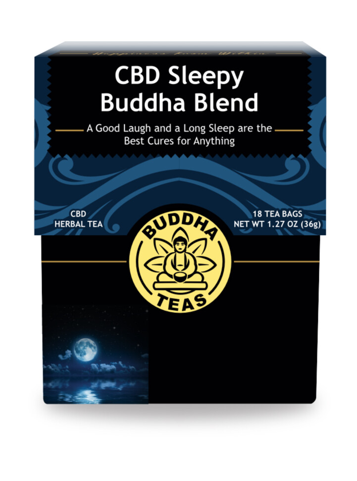BUDDHA TEAS CBD Sleepy Blend 18 Tea Bags