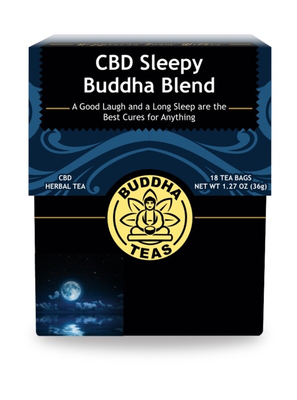 BUDDHA TEAS CBD Sleepy Blend 18 Tea Bags