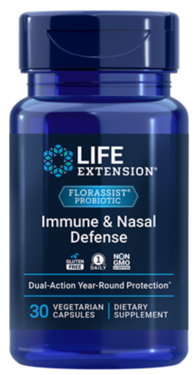 LIFE EXTENSION Florassist Immune &amp; Nasal Defense 30 Veg. Caps.