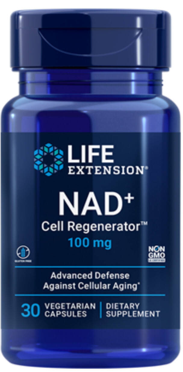 LIFE EXTENSION NAD+ 100 mg. 30 Veg. Caps.