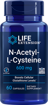 LIFE EXTENSION N-Acetyl-L-Cysteine 600 mg. 60 Caps.