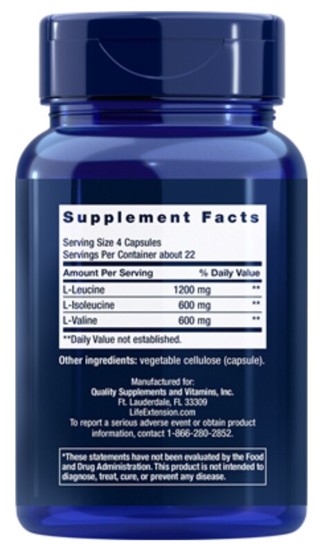 Life Extension BCAA 90 Capsules